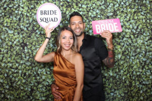 guest at photobooth